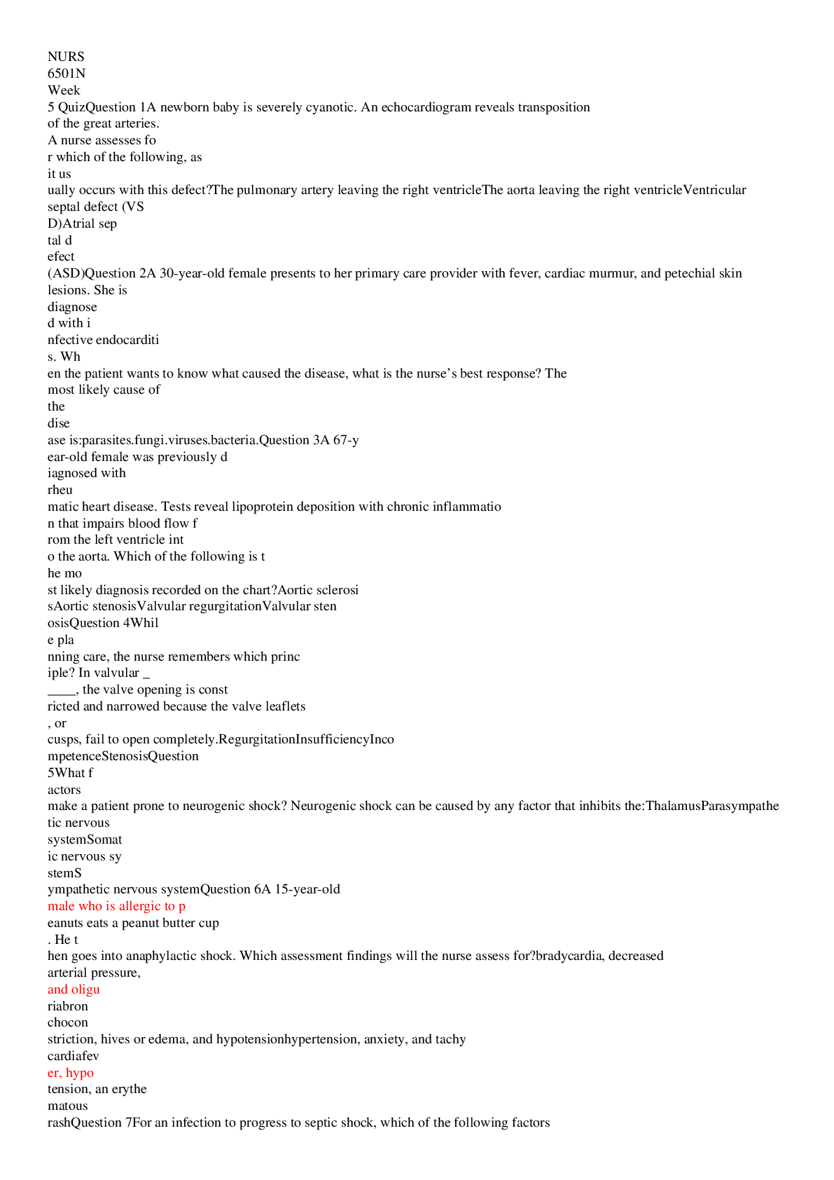 Preview image for NURS 6501N Week 5 Quiz/NURS 6501N Week 5 Quiz/NURS 6501N Week 5 Quiz